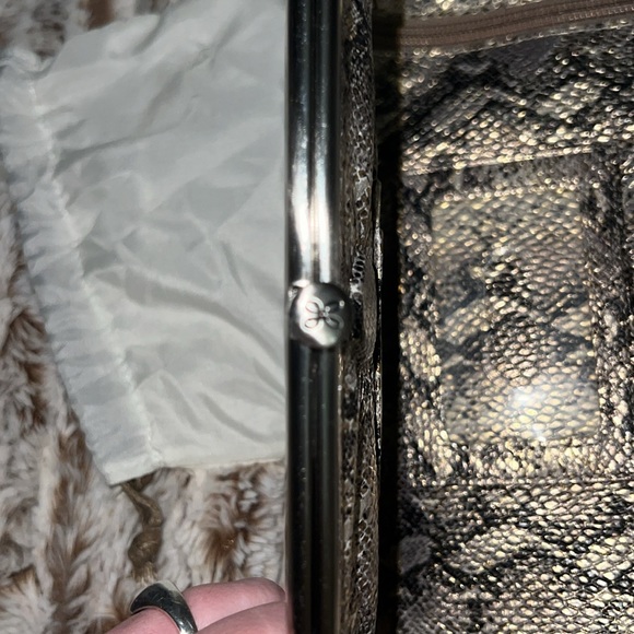 HOBO Lauren Clutch wallet snakeskin - Picture 4 of 7